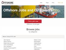 Tablet Screenshot of offshorejobsearch.com